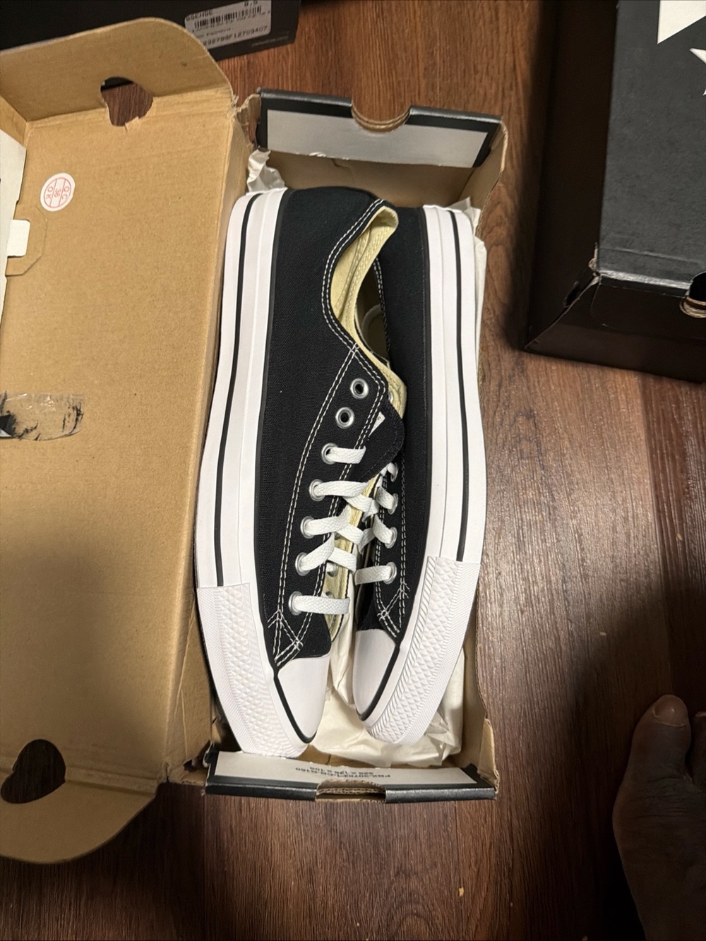 Converse Chuck Taylor All Star Ox  Black  M9166 Mens 10 Women's 12 NEW IN BOX